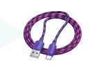 Кабель USB - USB Type-C HOCO X116 Meridian (фиолетовый градиент)