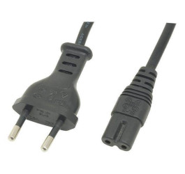 Кабель питания сетевой C7 (2pin) для видео-аудио цифровой техники 1,6 м