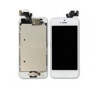 Дисплей для iPhone 5 в сборе с тачскрином и рамкой (белый)