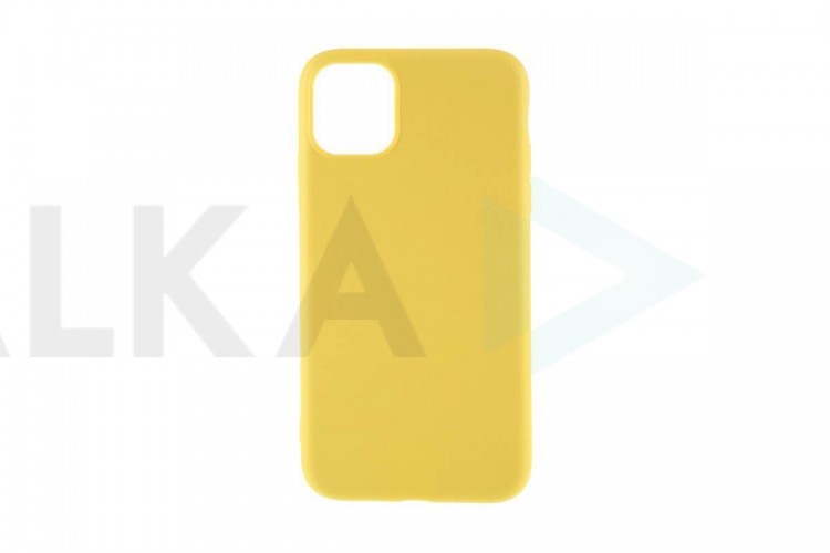 Чехол силиконовый iPhone 11 Pro (5.8) тонкий (желтый)