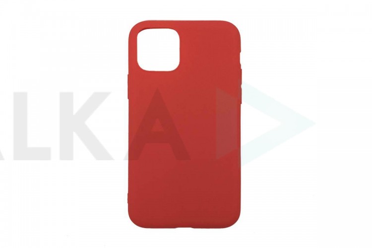 Чехол силиконовый iPhone 11 Pro Max (6.5) тонкий (красный)