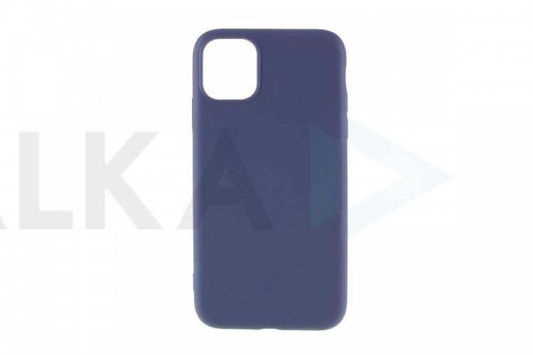 Чехол силиконовый iPhone 11 Pro Max (6.5) тонкий (синий)