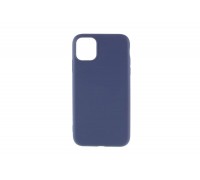 Чехол силиконовый iPhone 11 (6.1) тонкий (синий)