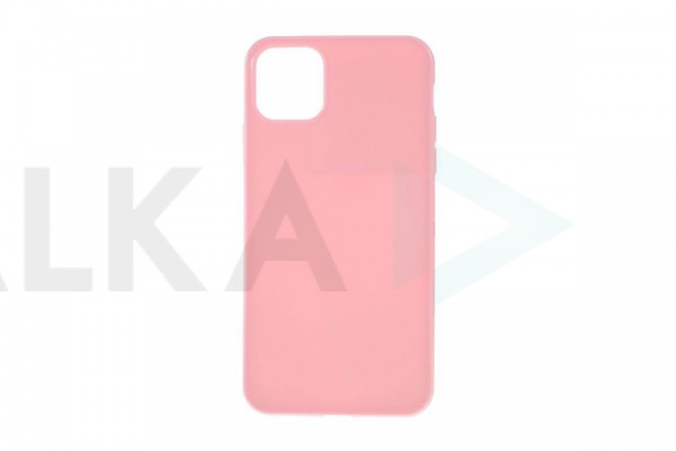 Чехол силиконовый iPhone 11 (6.1) тонкий (розовый)