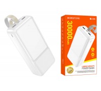 Универсальный дополнительный аккумулятор Power Bank BOROFONE BJ33B Creed power bank (30000 mAh) (белый)