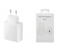 Сетевое зарядное устройство USB-C Samsung PD Adapter 45W (or.) (белый)