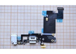 Шлейф для iPhone 6s Plus (5.5) с разъемом зарядки (белый) HQ