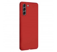 Чехол для Samsung S21 Plus/ S30 Plus тонкий (красный)