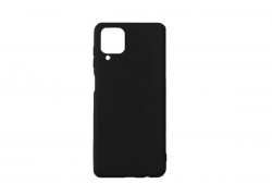 Чехол для Samsung A12 тонкий (черный)