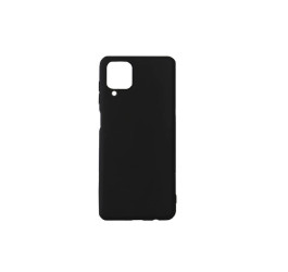 Чехол для Samsung A12 тонкий (черный)