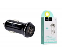Автомобильное зарядное устройство АЗУ 2USB HOCO Z1 2400 mAh (черный)