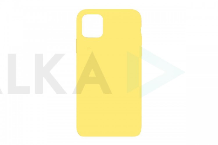 Чехол для iPhone 14 (6,1) Silicone Case Soft Touch (желтый)