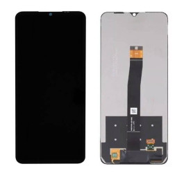 Дисплей для Xiaomi Redmi 12C/ 11A/ Poco C55 в сборе с тачскрином (черный) org
