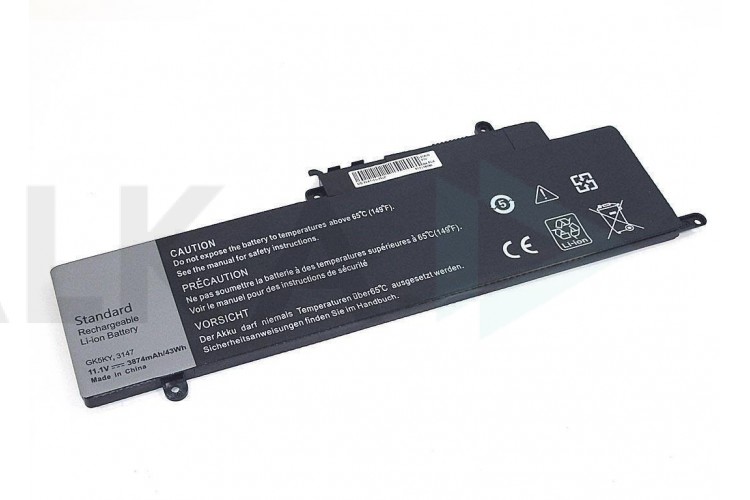 Аккумулятор GK5KY 43Wh 10.8-11.1V 3874mAh