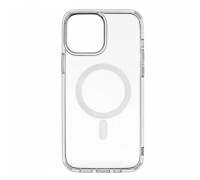 Чехол для iPhone 12 (6.1) с силиконовым бампером MagSafe (прозрачный)