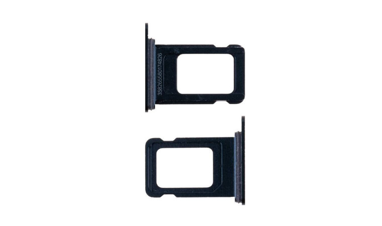 Держатель SIM для iPhone 14 Pro/ 14 Pro Max (1 Sim) (черный)
