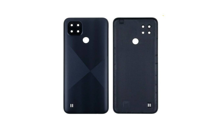 Задняя крышка для Realme C21 (RMX3201) (черный)
