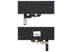 Клавиатура для ноутбука MSI GS66 черная с подсветкой