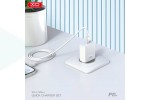 Сетевое зарядное устройство USB-C + кабель Lightning - Type-C XO L126 USB-C PD20W Fast Charger