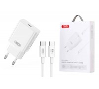 Сетевое зарядное устройство USB-C + кабель Type-C-Type-C XOL126 USB-C PD20W Fast Charger