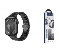 Ремешок для Apple Watch HOCO WA32 Grand series five-bead steel strap (42/44/45/49 мм) черный