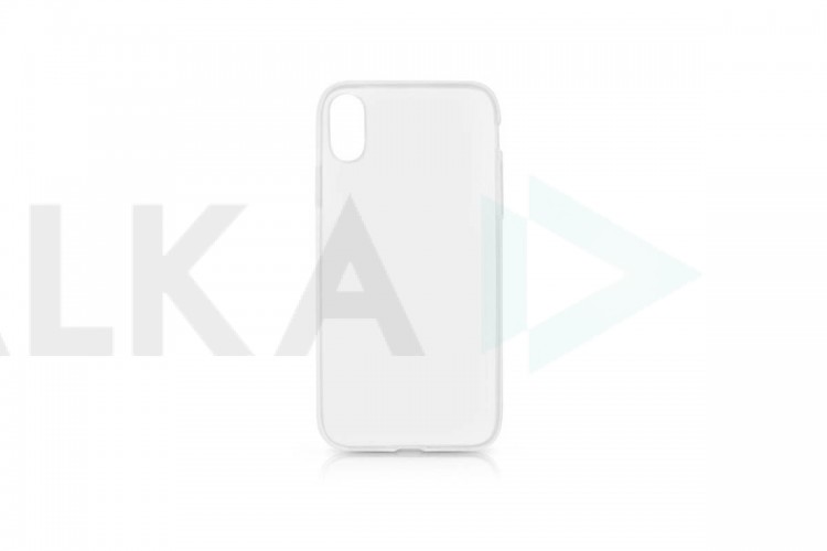 Чехол для iPhone XS Max тонкий матовый (белый)