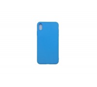 Чехол для iPhone XS Max тонкий (голубой)