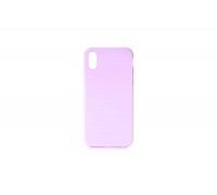 Чехол для iPhone X тонкий (сиреневый)