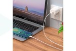 Кабель USB Type-C - USB Type-C BOROFONE BX19, PD60W (белый) 1м