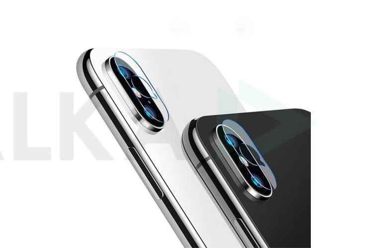 Защитное стекло камеры iPhone XS Max прозрачное