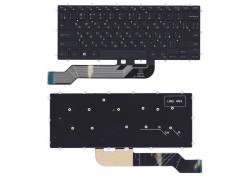 Клавиатура для ноутбука Dell Inspiron 13-5368 черная без рамки