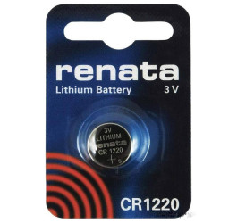 Батарейка литиевая Renata CR1220 BL1 блистер цена за 1 шт (Швейцария)