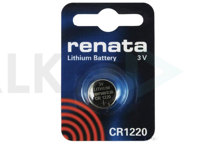 Батарейка литиевая Renata CR1220 BL1 блистер цена за 1 шт (Швейцария)