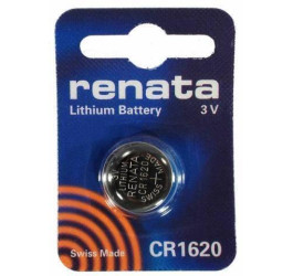 Батарейка литиевая Renata CR1620 BL1 блистер цена за 1 шт (Швейцария)