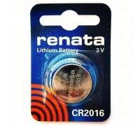 Батарейка литиевая Renata CR2016 BL1 блистер цена за 1 шт (Швейцария)