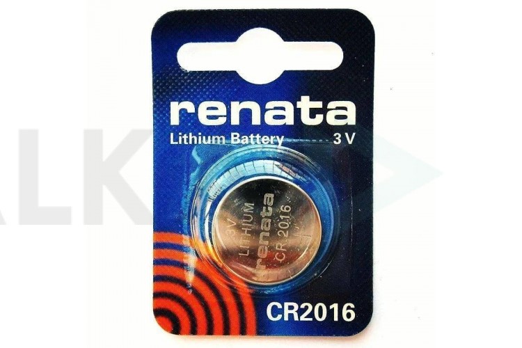 Батарейка литиевая Renata CR2016 BL1 блистер цена за 1 шт (Швейцария)