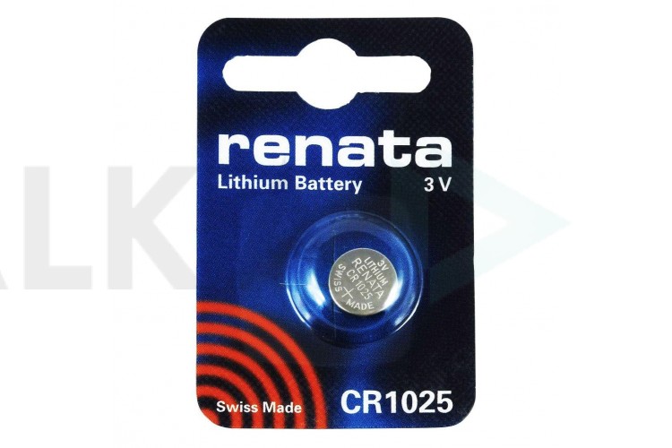 Батарейка литиевая Renata CR1025 BL1 блистер цена за 1 шт (Швейцария)