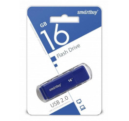 Флешка USB 2.0 Smartbuy 16GB Dock Blue (SB16GBDK-B)