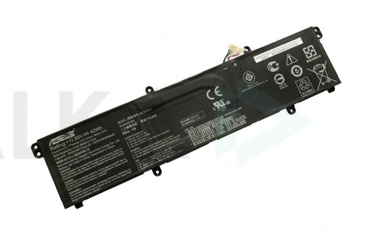 Аккумулятор для Asus VivoBook Flip 14, TM420IA, TP410UA, TP470EZ, V4050F, F413, M413, K433 (C31N1911), 42Wh, 3640mAh, 11.55V