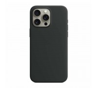 Чехол для iPhone 13 (6,1) MagSafe силиконовый с анимацией в цвет чехла на экране Midnight (черный)