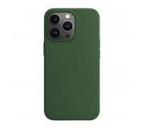 Чехол для iPhone 13 (6,1) MagSafe силиконовый с анимацией в цвет чехла на экране Clover (клевер)