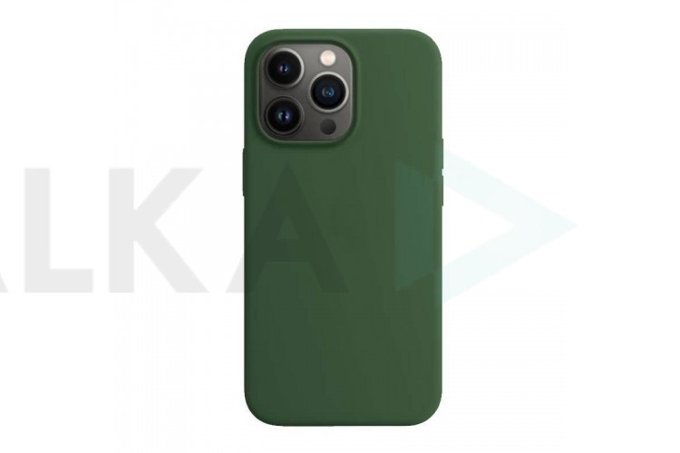 Чехол для iPhone 13 (6,1) MagSafe силиконовый с анимацией в цвет чехла на экране Clover (клевер)