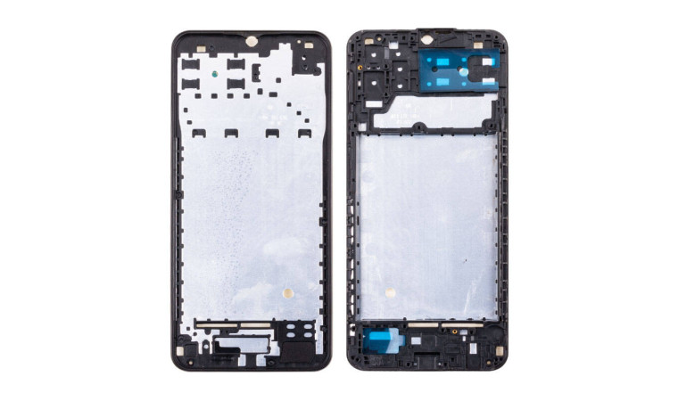 Средняя часть для Samsung A135F/ A137F (рамка дисплея) черный, с разбора
