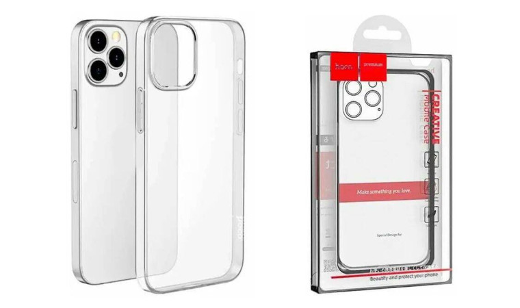 Чехол для iPhone 14 (6.1) HOCO Light series тонкий (прозрачный) Чехол для iPhone 14 (6.1) HOCO Light series тонкий (прозрачный)