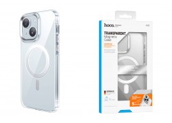 Чехол для телефона iPhone 15 Pro HOCO Amber magnetic case тонкий (прозрачный) (AS3)