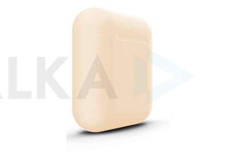 Чехол для наушников Soft-Touch AirPods (бежевый)