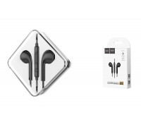 Наушники вакуумные проводные HOCO M55 Memory sound wire control earphones with mic (черный)