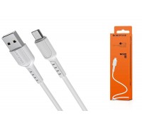 Кабель USB - MicroUSB BOROFONE BX16 2A (белый) 1м