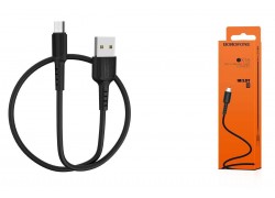 Кабель USB - MicroUSB BOROFONE BX16 2A (черный) 1м