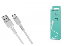 Кабель USB - USB Type-C BOROFONE BX16, 2A (белый) 1м